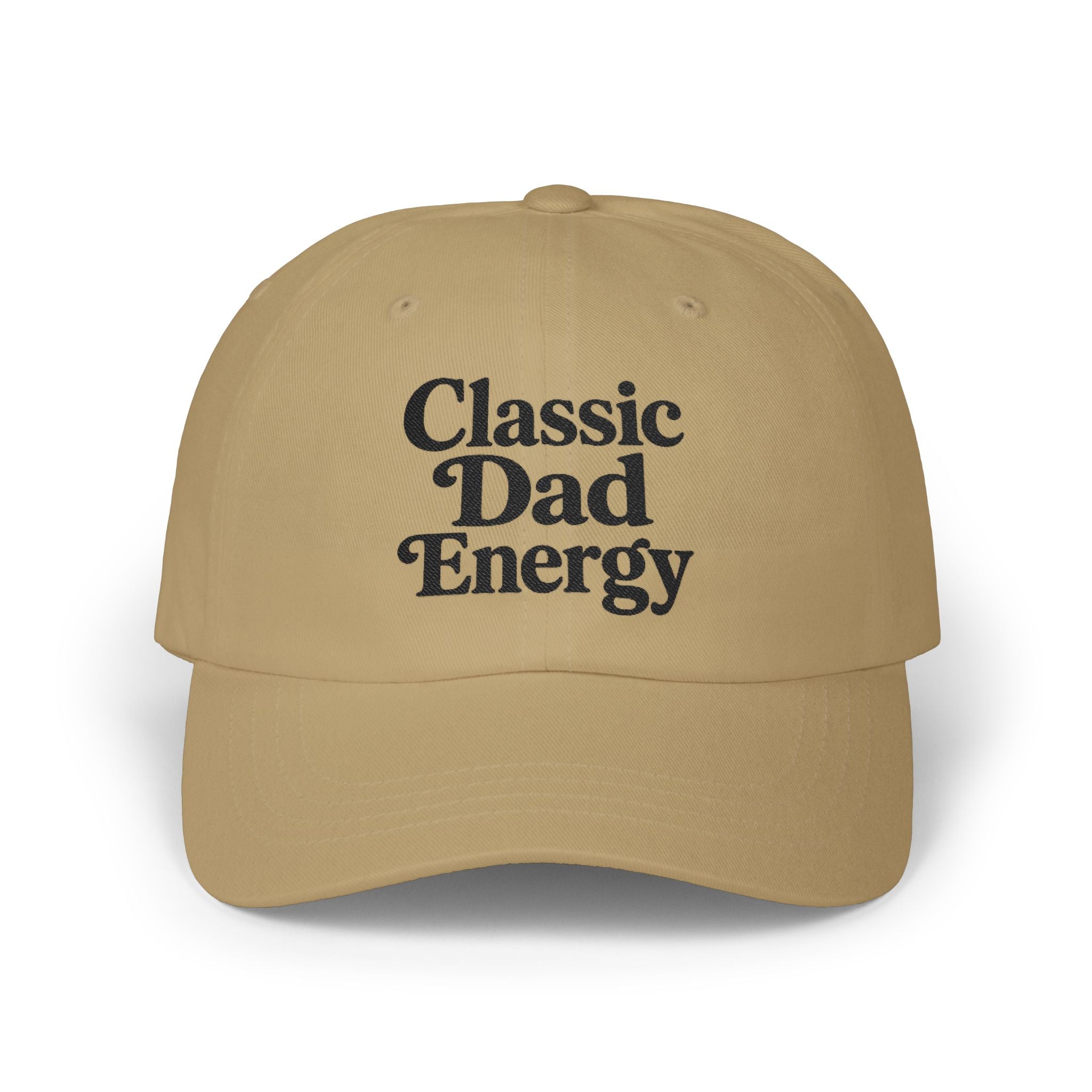Classic Dad Energy Cap | Embroidered Baseball Hat
