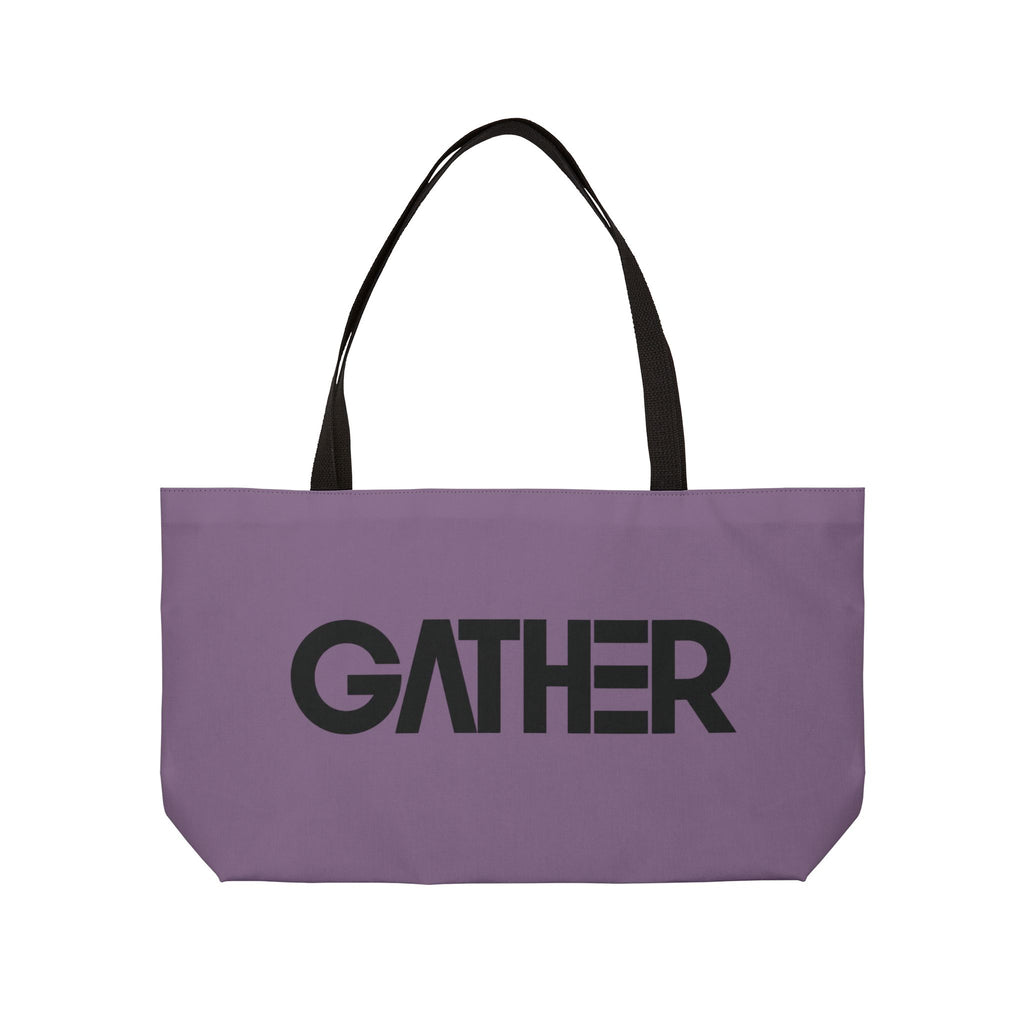 Plum Canvas Tote Bag, Weekender Tote with Bold Typography, Aesthetic Everyday Bag, Oversized Shoulder Tote