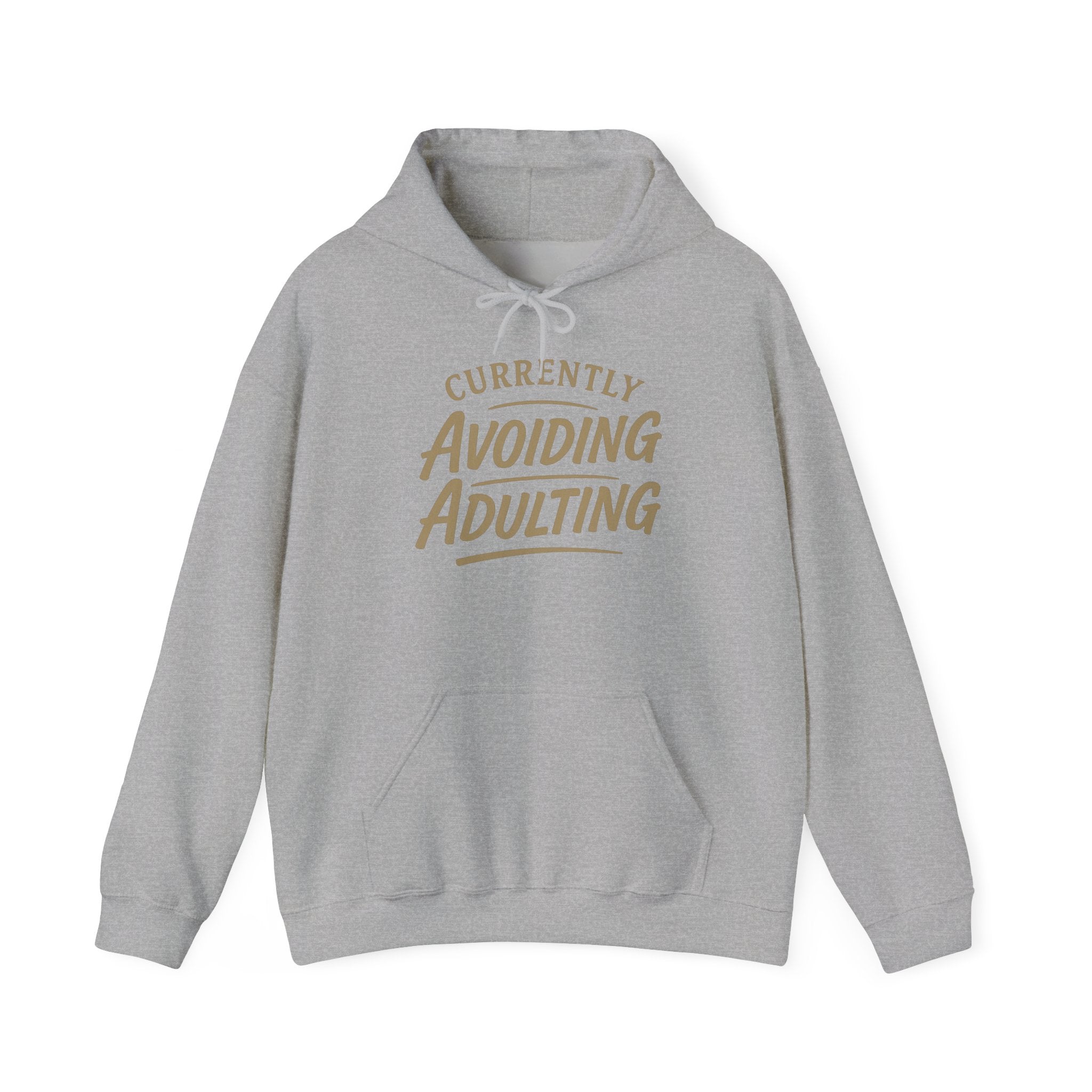 Currently Avoiding Adulting Hoodie | Sweatshirt, Funny Slogan Casual Wear