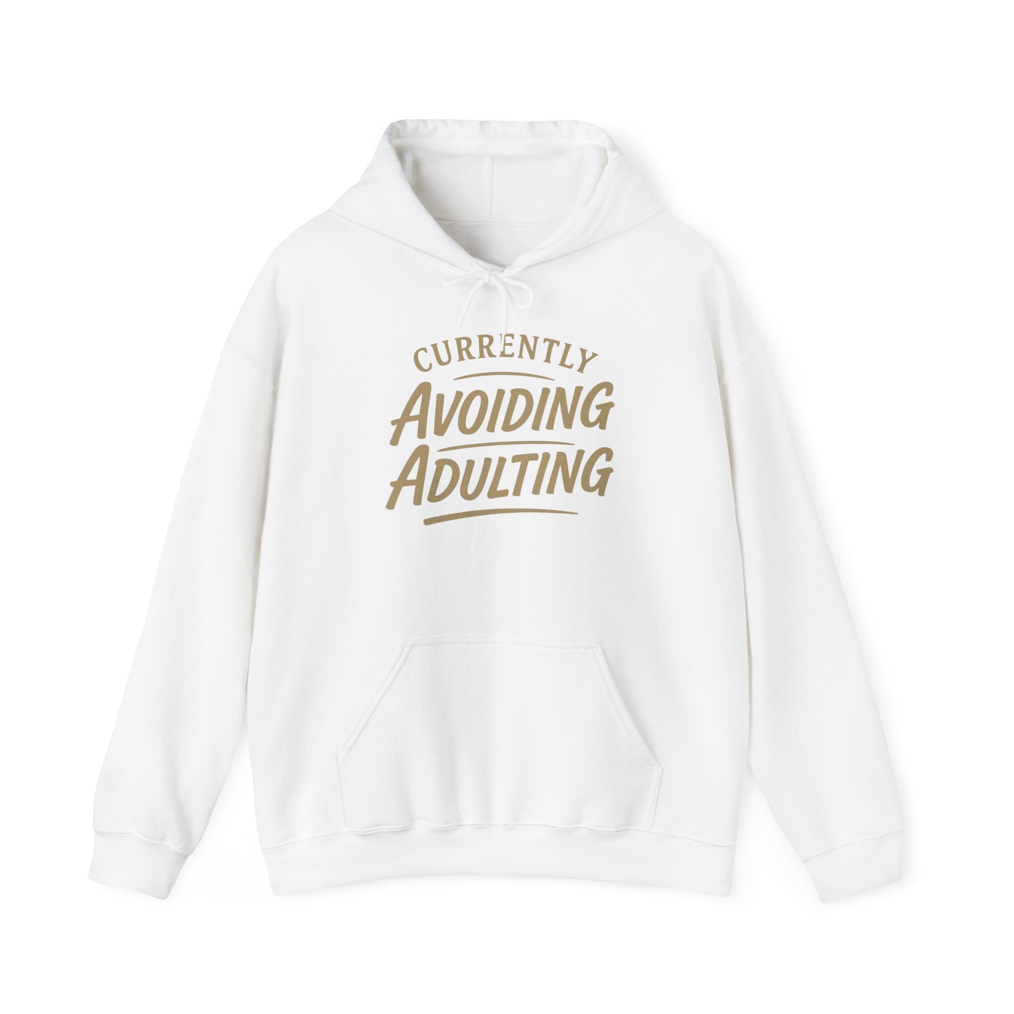 Currently Avoiding Adulting Hoodie | Sweatshirt, Funny Slogan Casual Wear