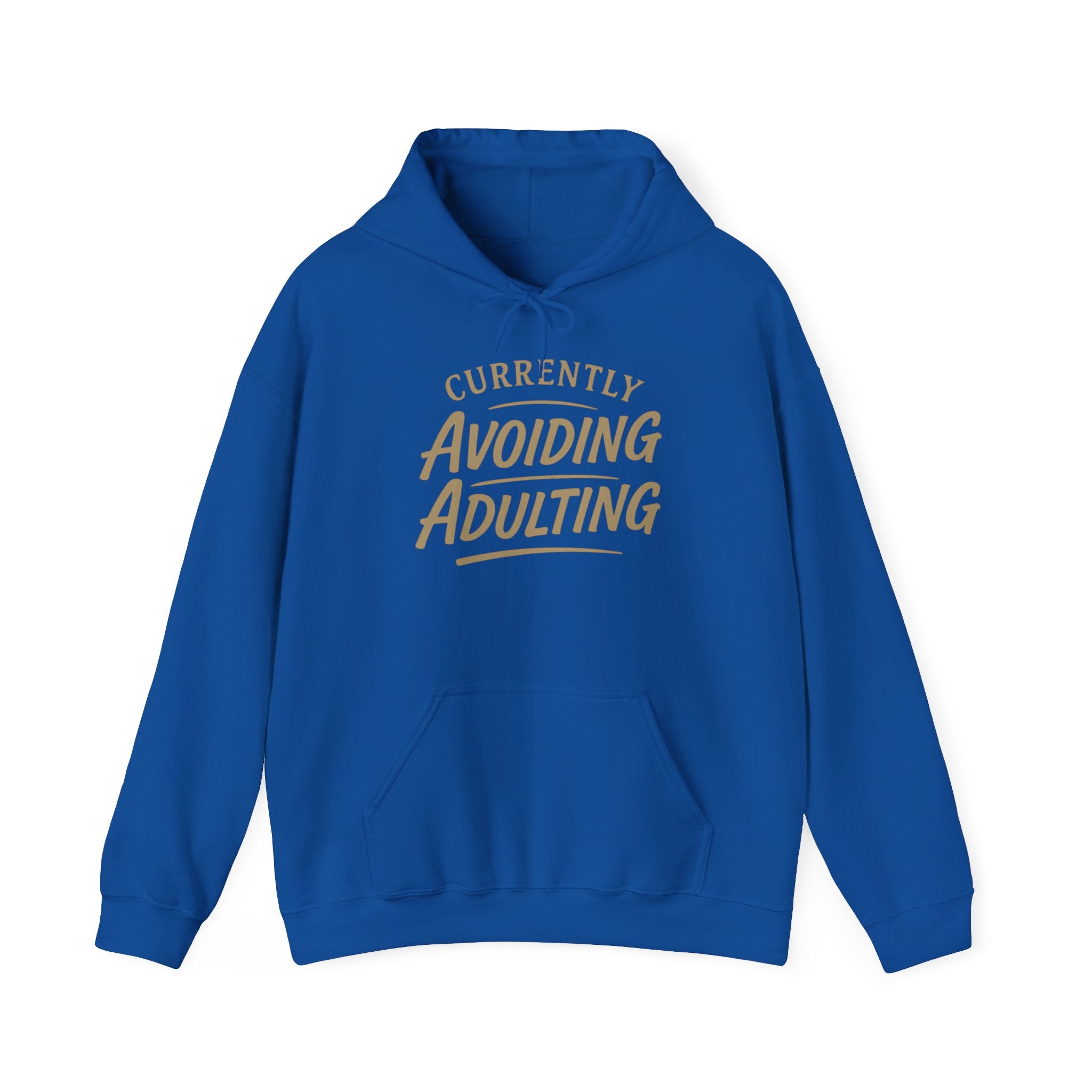 Currently Avoiding Adulting Hoodie | Sweatshirt, Funny Slogan Casual Wear