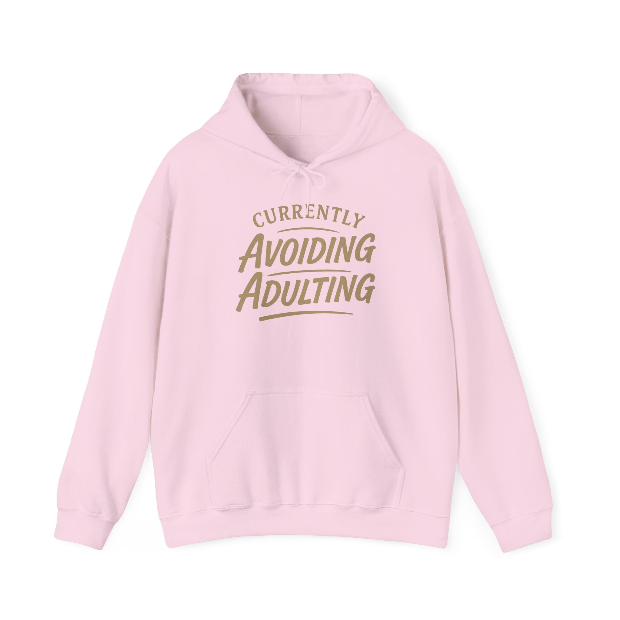 Currently Avoiding Adulting Hoodie | Sweatshirt, Funny Slogan Casual Wear