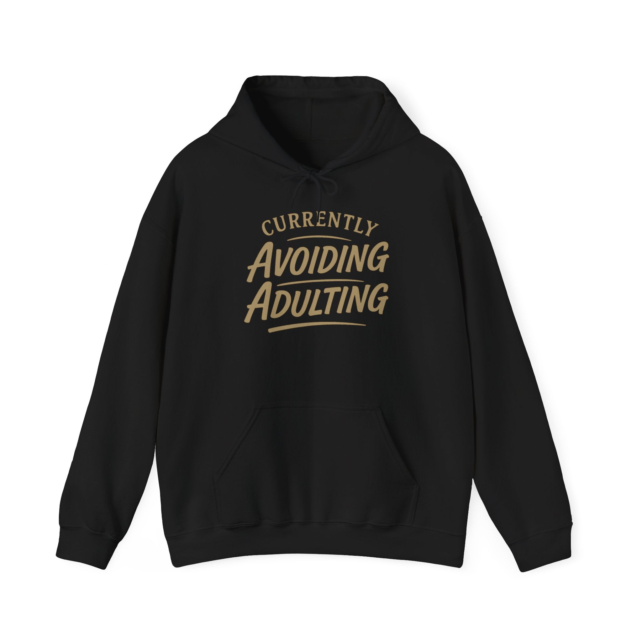 Currently Avoiding Adulting Hoodie | Sweatshirt, Funny Slogan Casual Wear