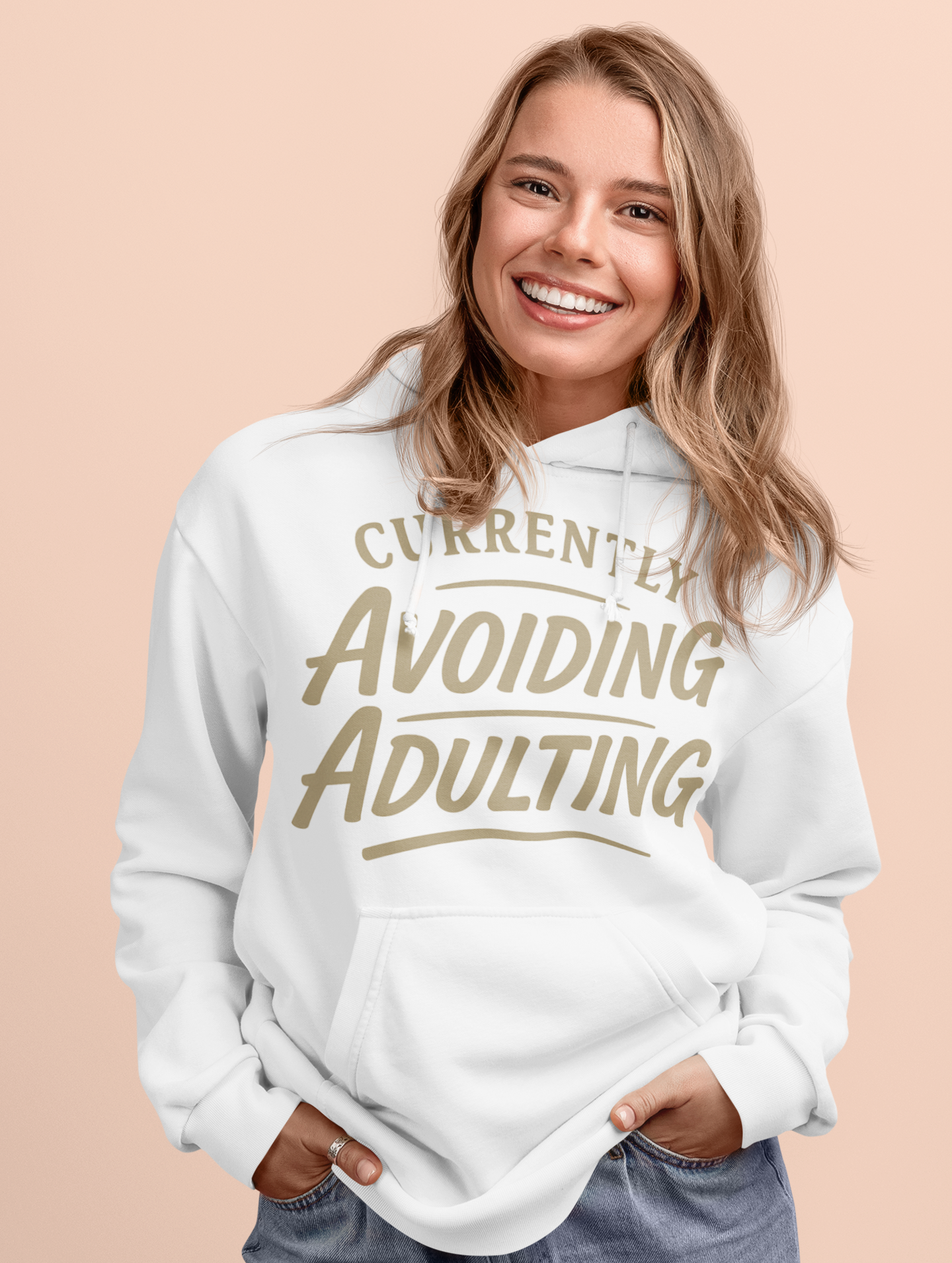 Currently Avoiding Adulting Hoodie
