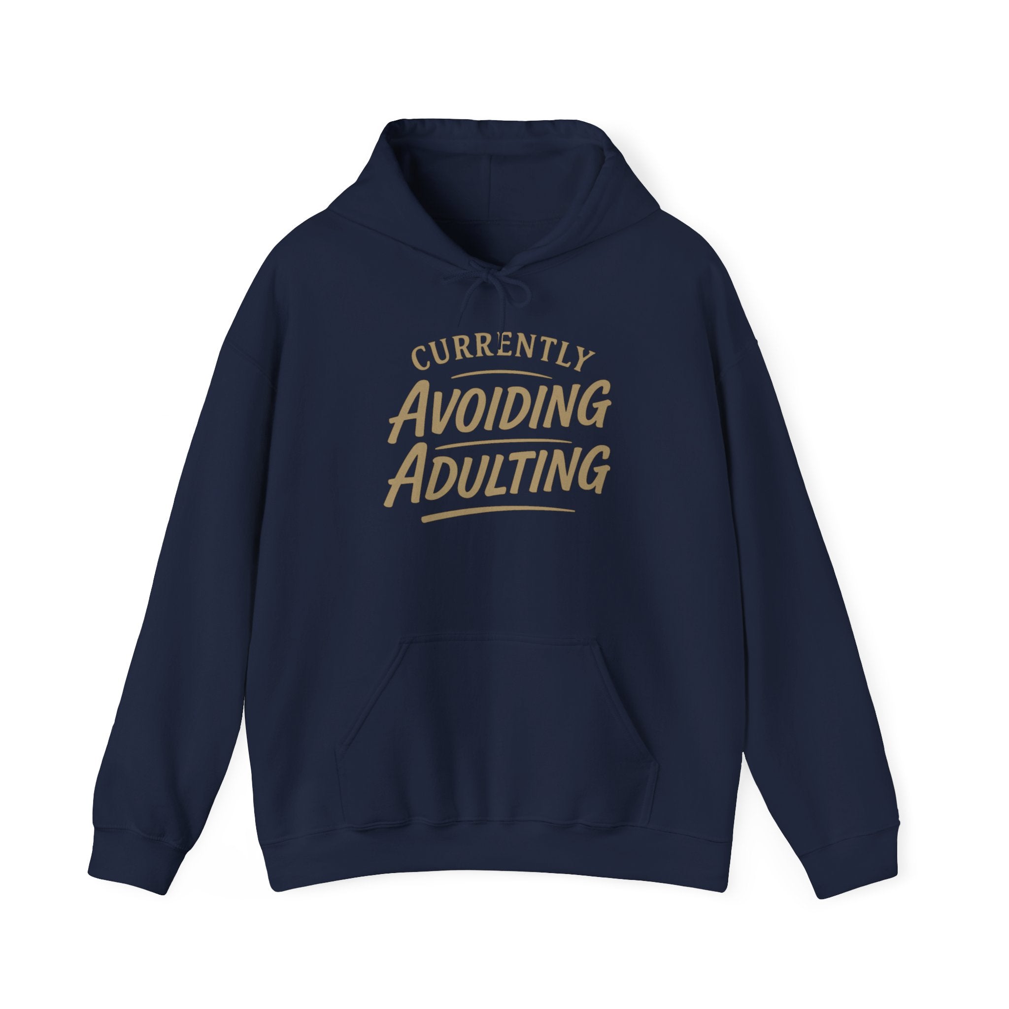Currently Avoiding Adulting Hoodie | Sweatshirt, Funny Slogan Casual Wear