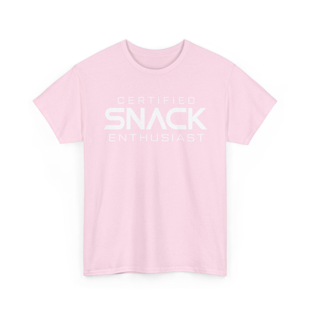 Certified Snack Enthusiast T-Shirt | Funny Food Lover Tee