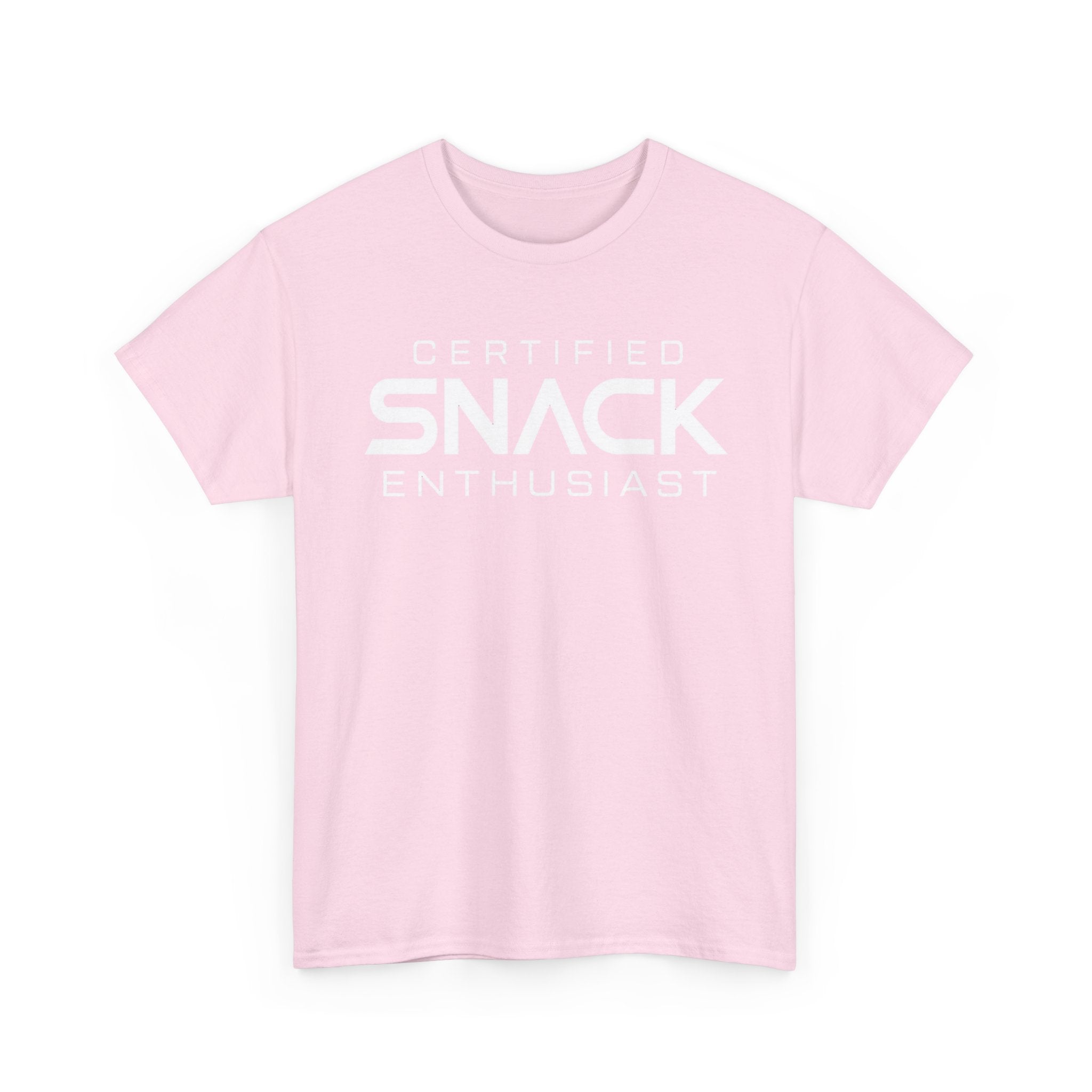 Certified Snack Enthusiast T-Shirt | Funny Food Lover Tee