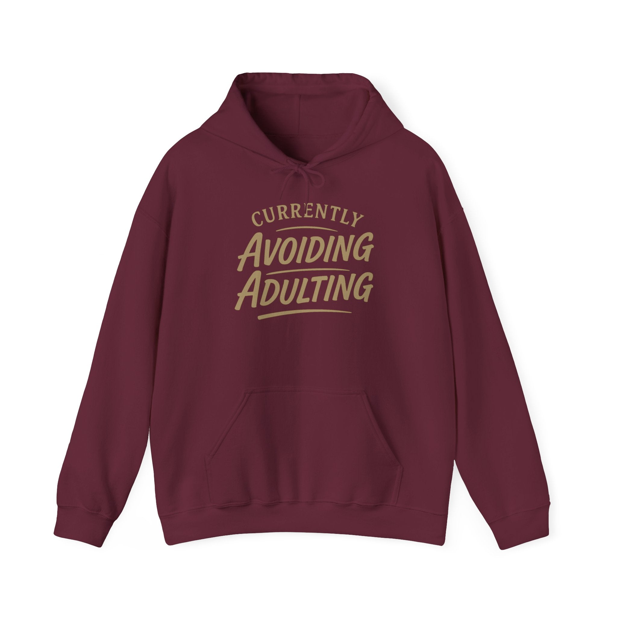 Currently Avoiding Adulting Hoodie | Sweatshirt, Funny Slogan Casual Wear