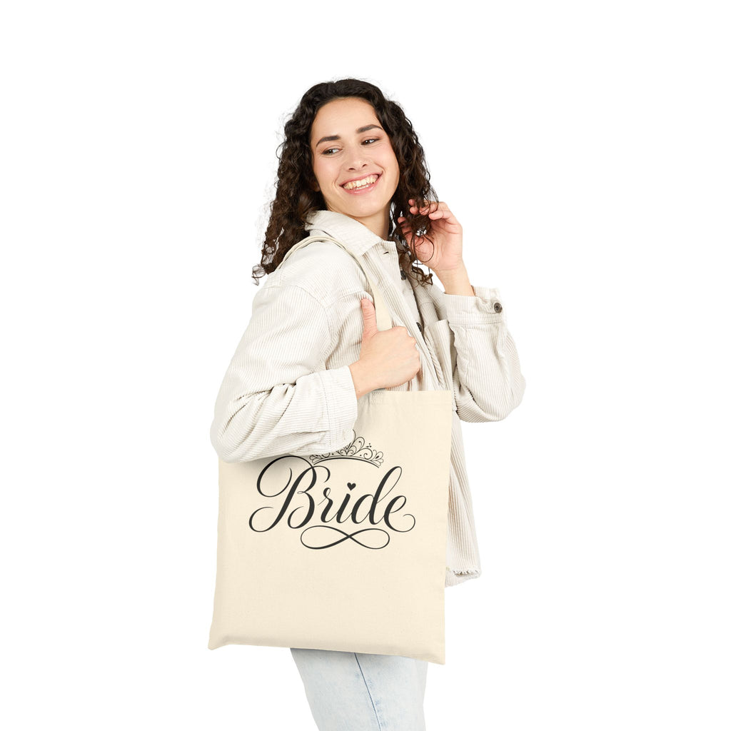 Bride Tote Bag - Bridal Canvas Tote