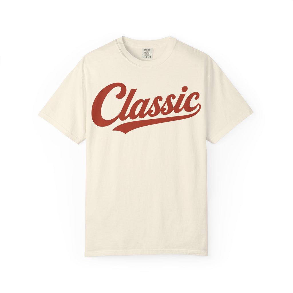 Classic Script Logo T-Shirt | Retro Baseball Style Tee