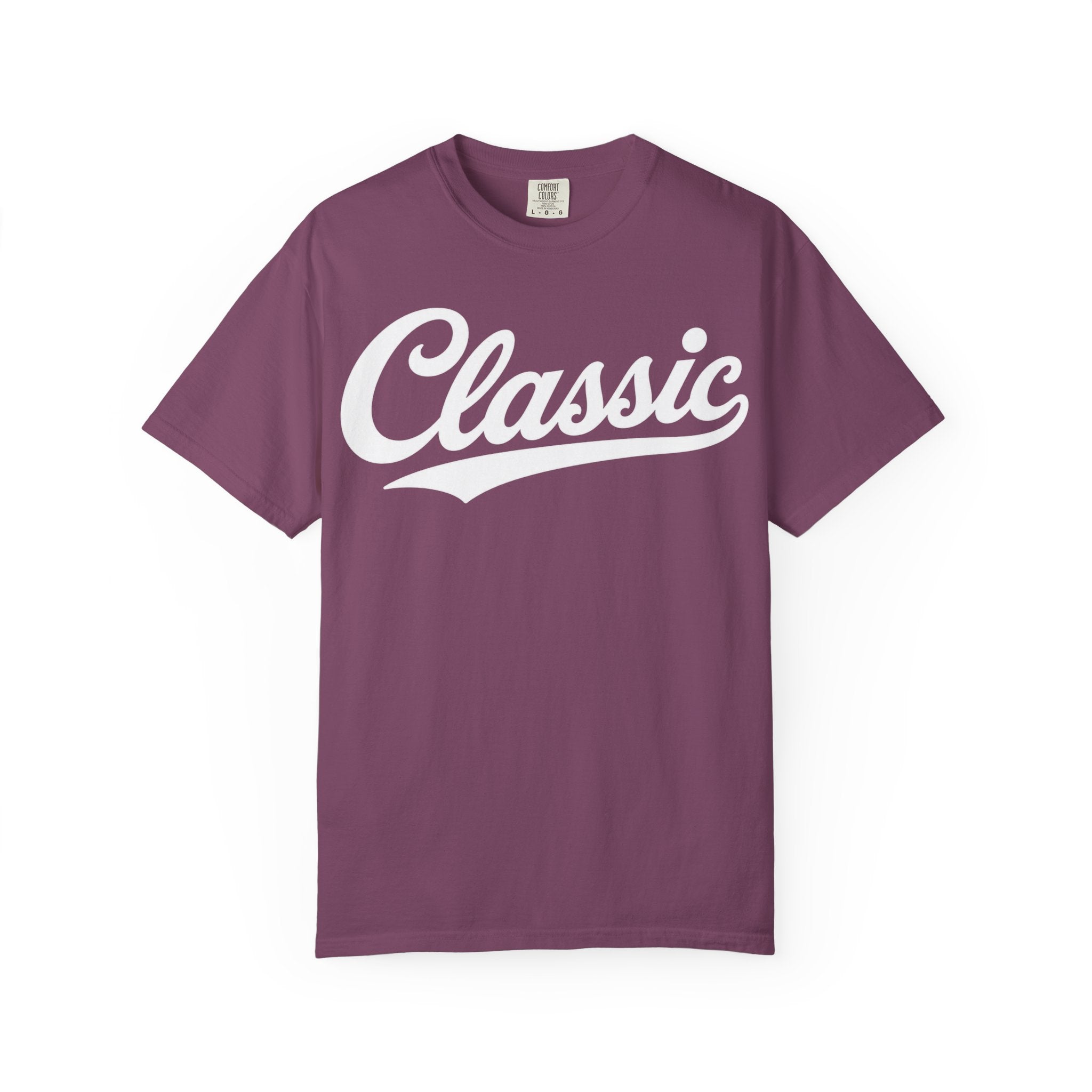 Classic Script Logo T-Shirt | Retro Baseball Style Tee