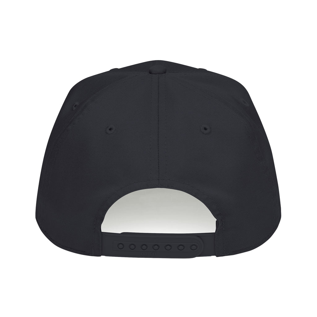Classic Script Mid Profile Baseball Cap | Retro Typography, Two-Tone