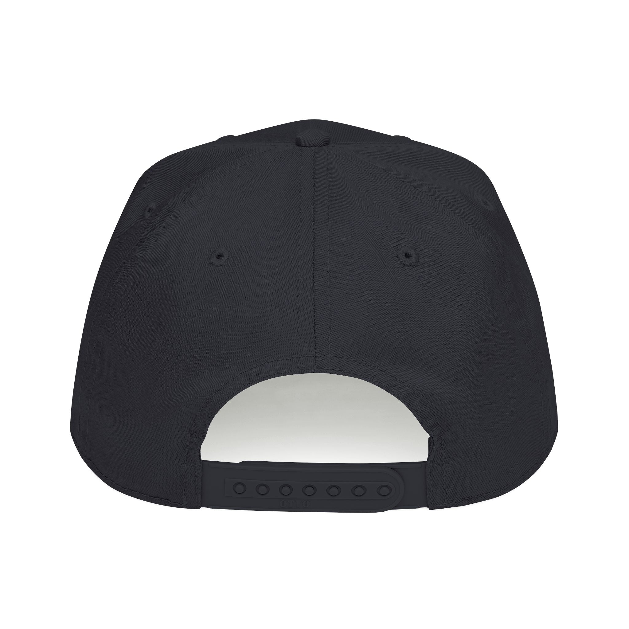 Classic Script Mid Profile Baseball Cap | Retro Typography, Two-Tone