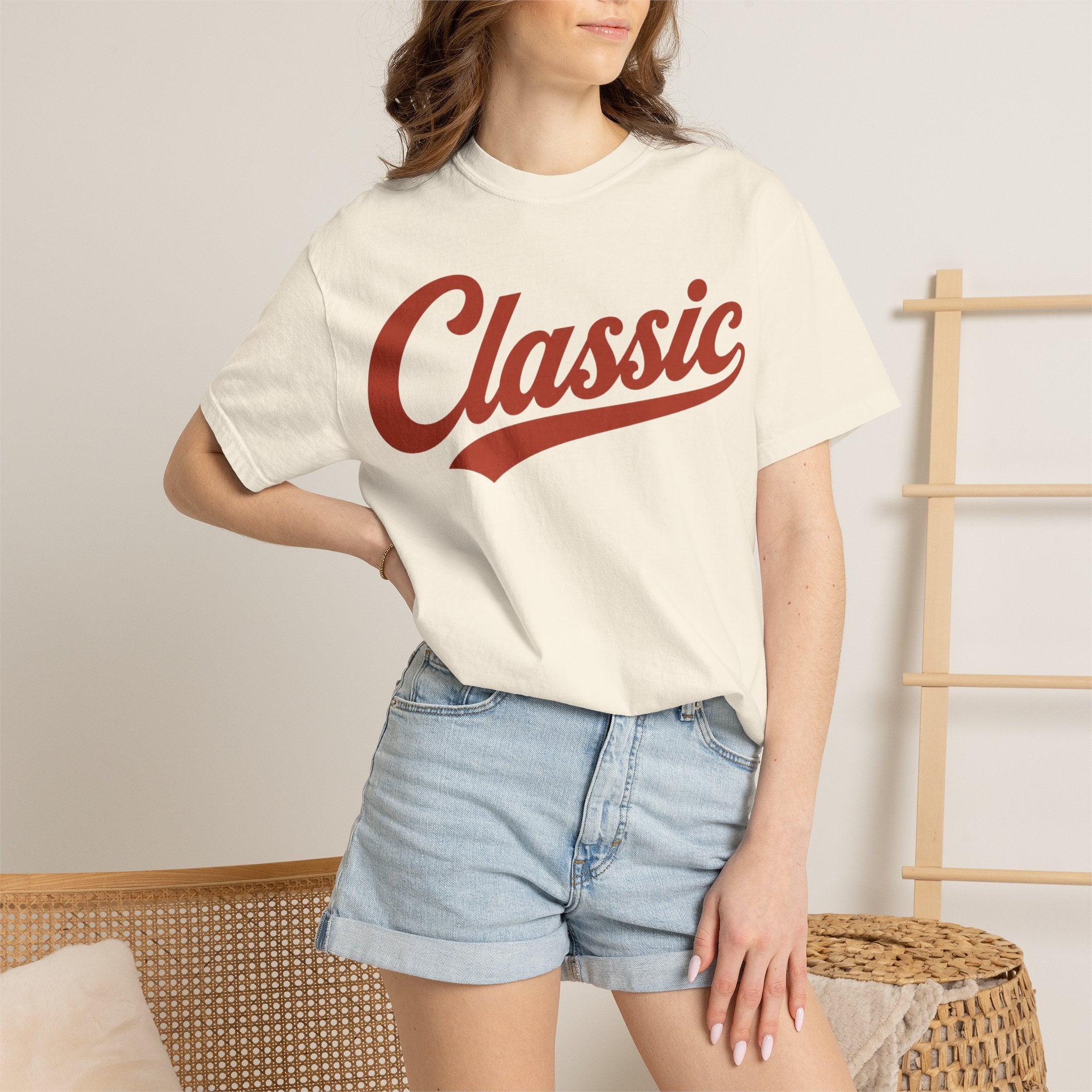 Classic Script Logo T-Shirt | Retro Baseball Style Tee