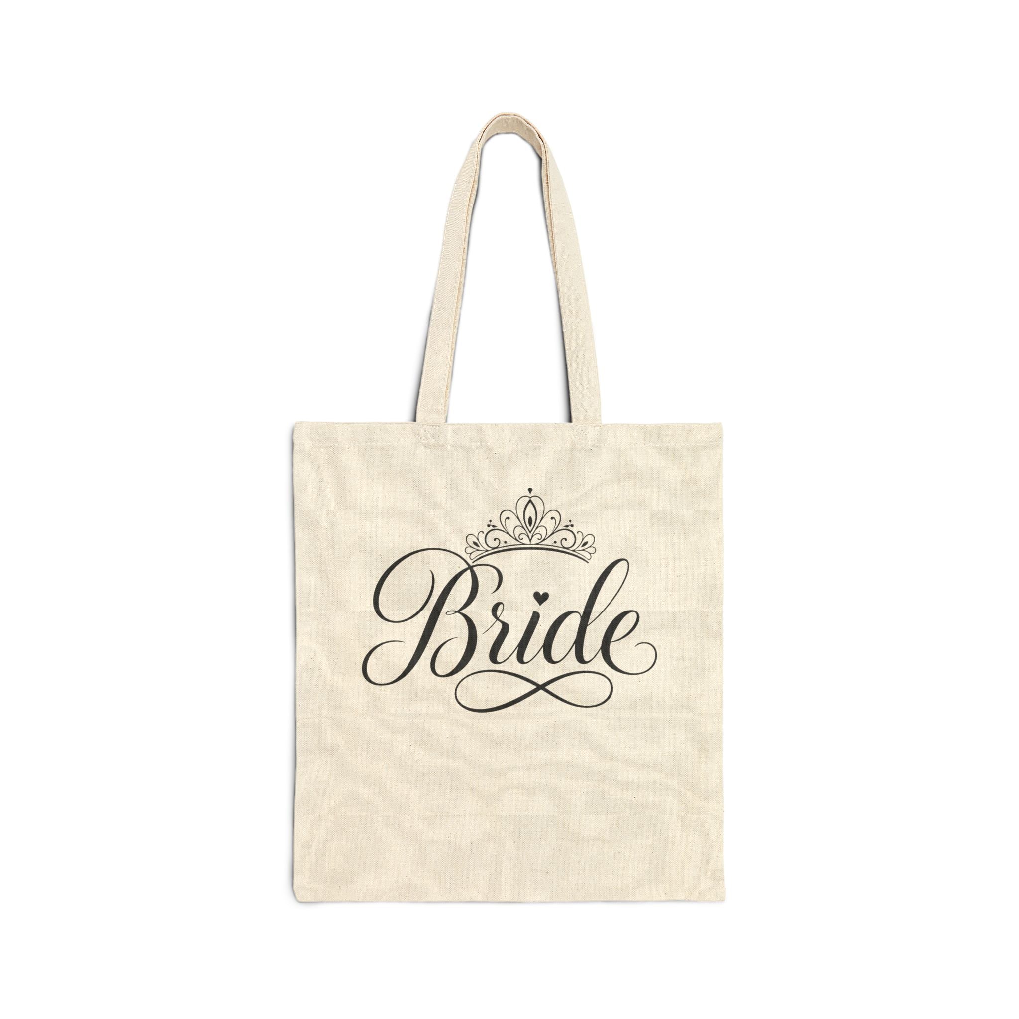 Bride Tote Bag | Bridal Party Canvas Tote, Bachelorette Accessory