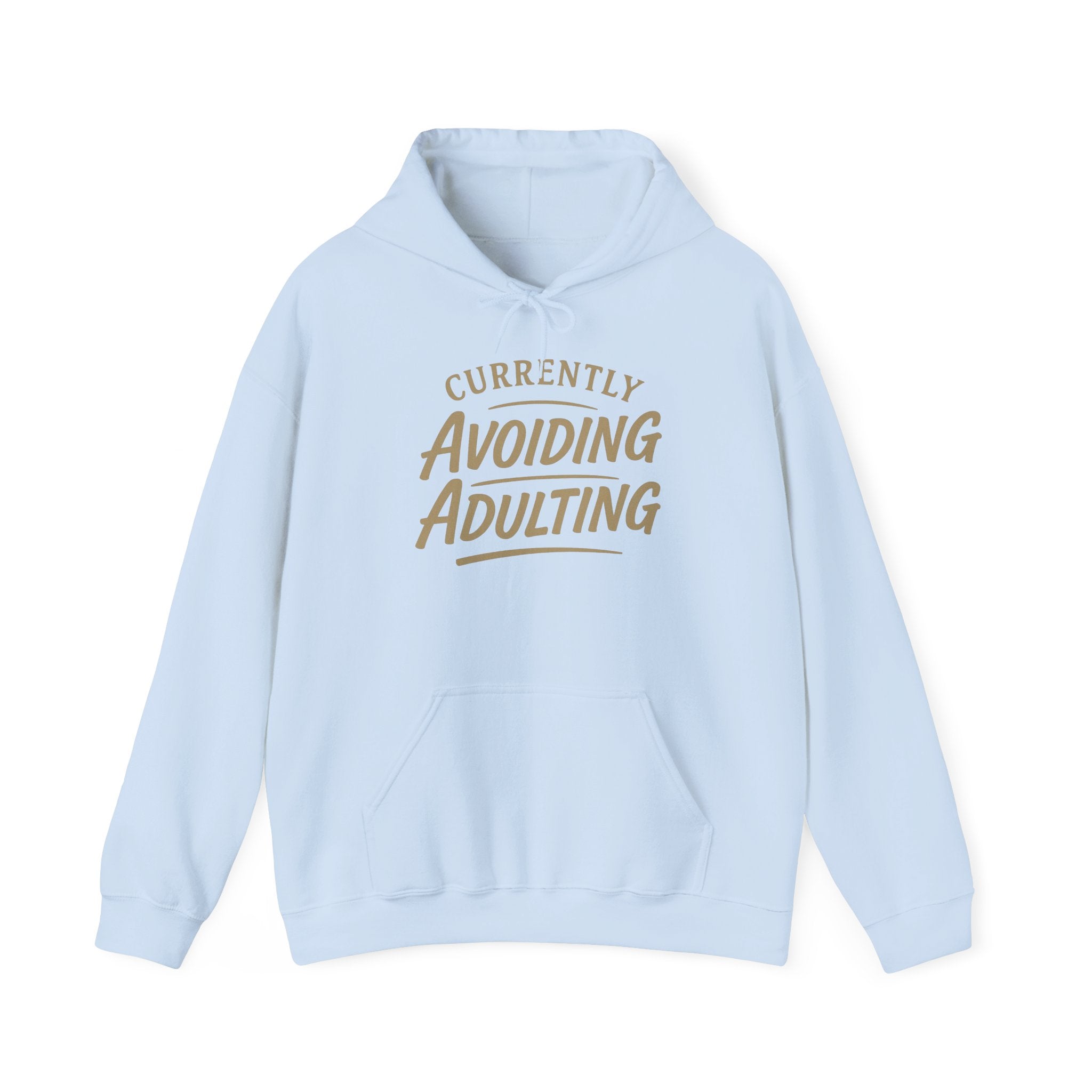 Currently Avoiding Adulting Hoodie | Sweatshirt, Funny Slogan Casual Wear