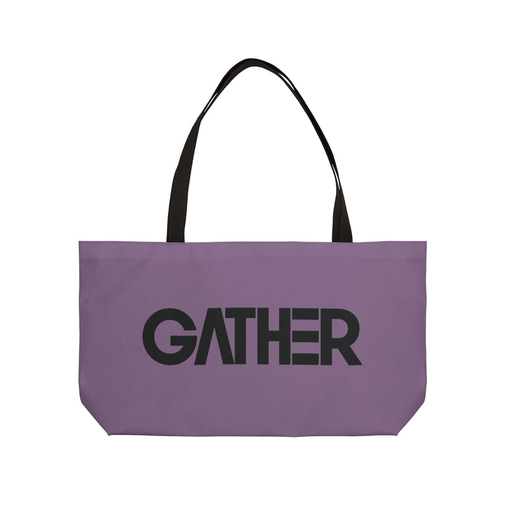 Plum Canvas Tote Bag, Weekender Tote with Bold Typography, Aesthetic Everyday Bag, Oversized Shoulder Tote