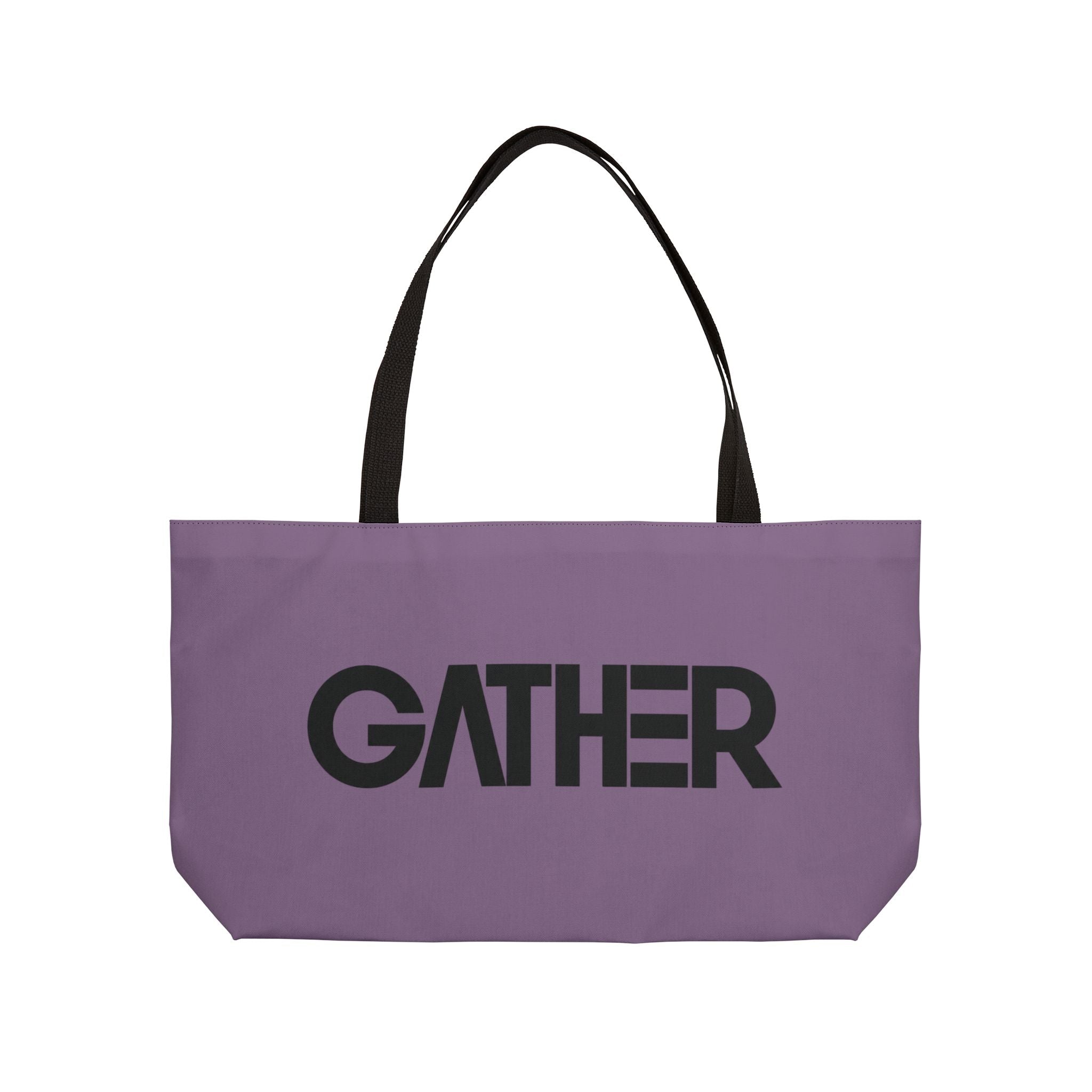 Plum Canvas Tote Bag, Weekender Tote with Bold Typography, Aesthetic Everyday Bag, Oversized Shoulder Tote