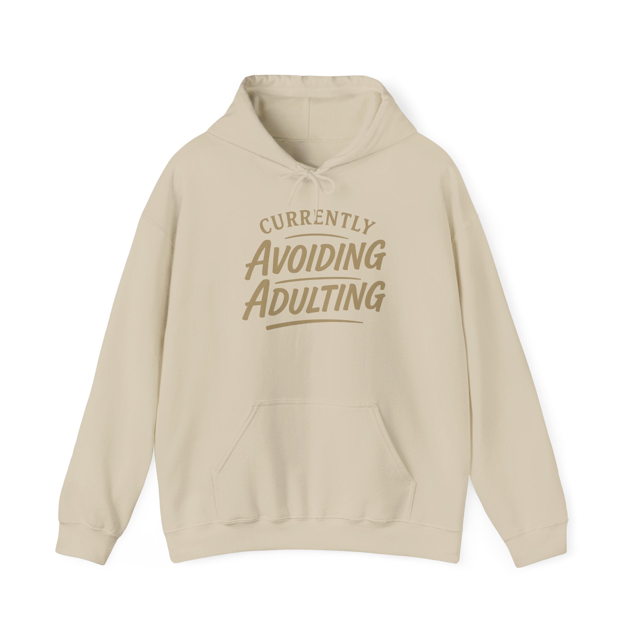 Currently Avoiding Adulting Hoodie | Sweatshirt, Funny Slogan Casual Wear