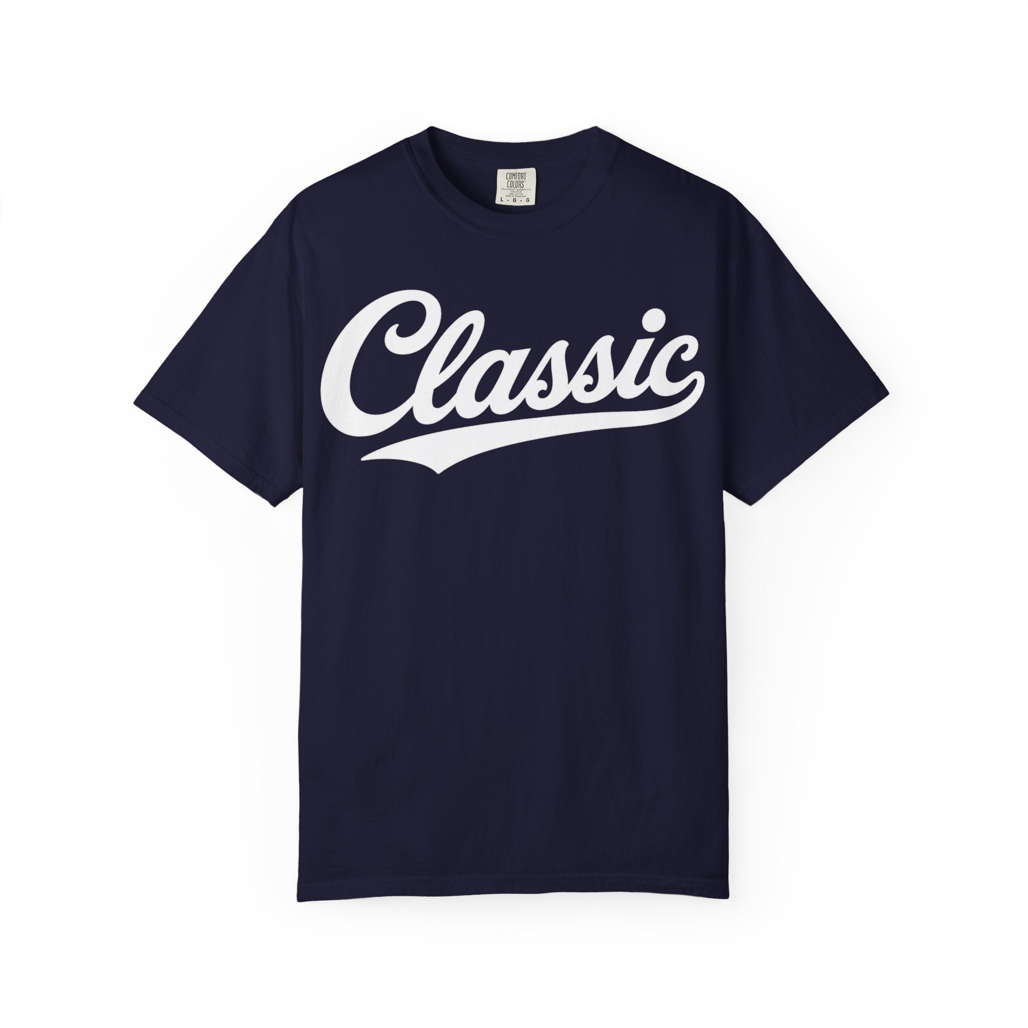 Classic Script Logo T-Shirt | Retro Baseball Style Tee