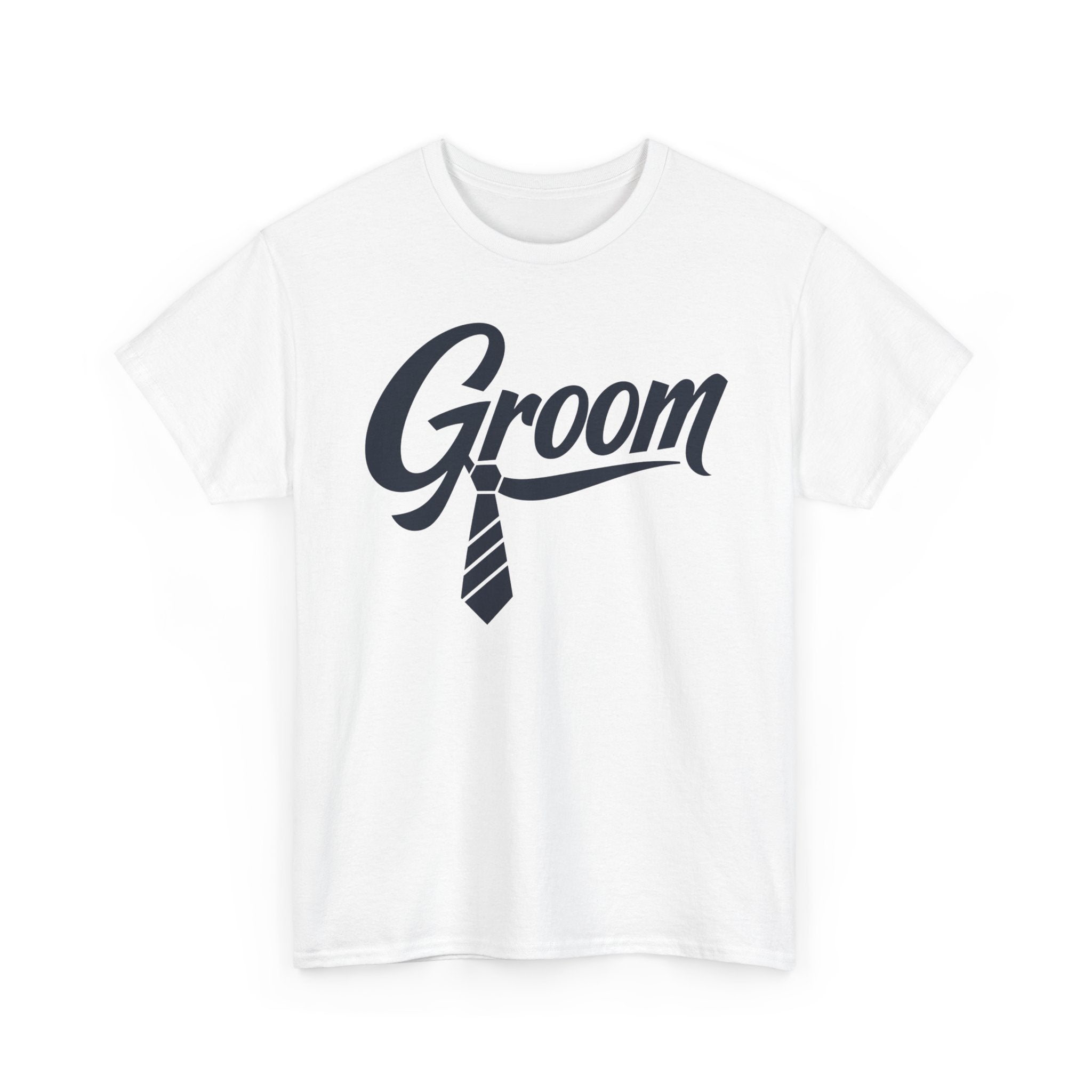 Groom T‑Shirt — Wedding Party Tee with Tie Graphic